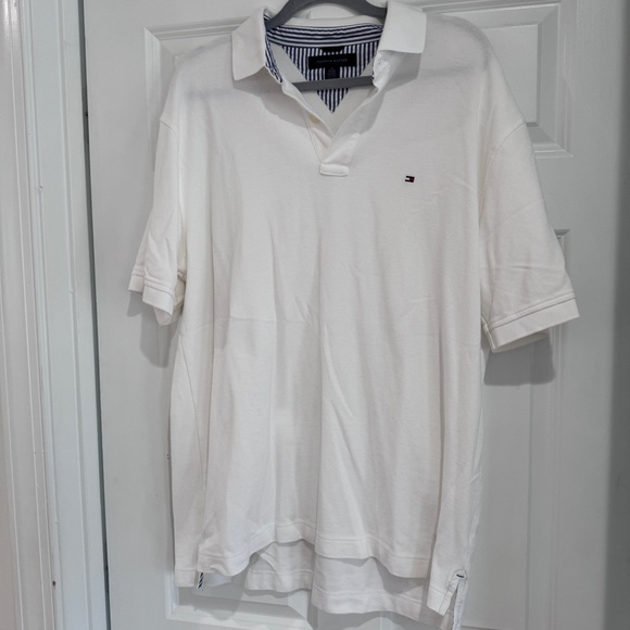 Tommy Hilfiger Men’s White Polo XL - Picture 1 of 4